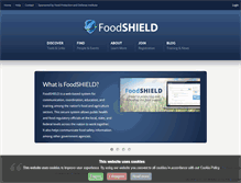 Tablet Screenshot of foodshield.org